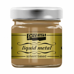 Pentart Liquid Metal Verf Antiek Goud 30ml