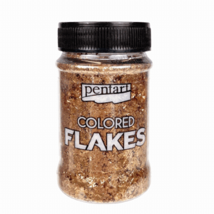 Pentart Gekleurde Folievlokken Rose Gold 100ml