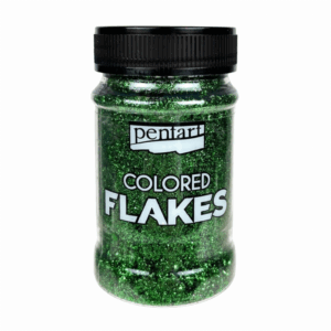 Pentart Gekleurde Folievlokken Groen 100ml