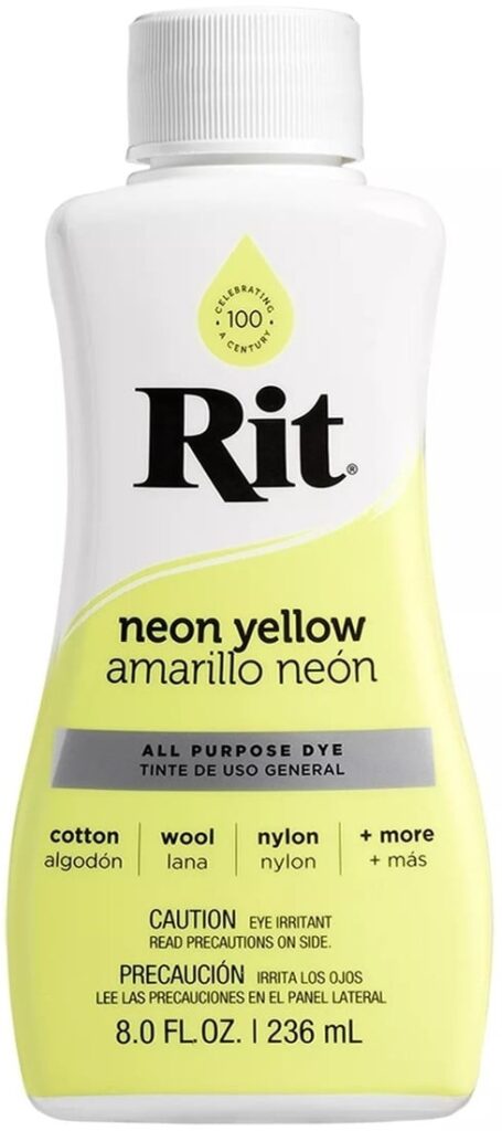 Rit Liquid Verf Neon Yellow 236ml