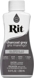 Rit Liquid Verf Charcoal 236ml
