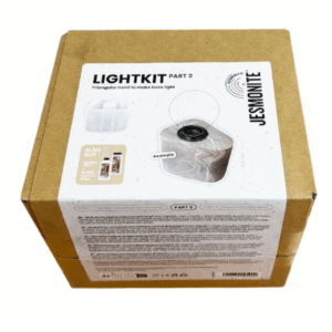 Jesmonite Light Kit Part 2 Siliconen Mal 10x10,8x13,8cm Lamp Driehoek