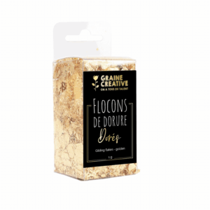 Graine Creative Metalen Vlokken Goud 1gram