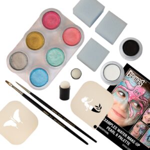 Grimas Water Make Up Pearl Nr: 6 Palette Set 8 X A1 (2,5 Ml)