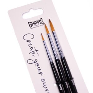 Grimas Face Paint Brush Set Round2/4/6