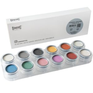 Grimas Eyeshadow/rouge Pearl Palette Nr: P1 Palet 12