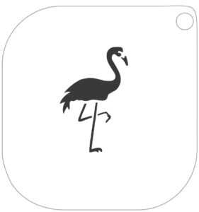 Grimas Make Up Template Nr: 67 Flamingo