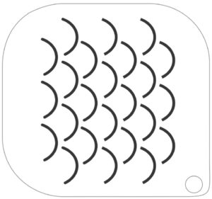Grimas Make Up Template Nr: 70 Schubben Klein