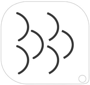 Grimas Make Up Template Nr: 72 Schubben