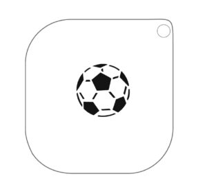 Grimas Make Up Template Nr: 40 Voetbal