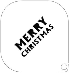 Grimas Make Up Template Nr: 30 Merry Christmas