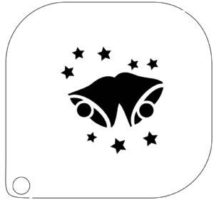 Grimas Make Up Template Nr: 35 Kerstbel