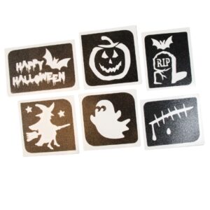 Grimas Temporary Tattoo Stencil Set Halloween