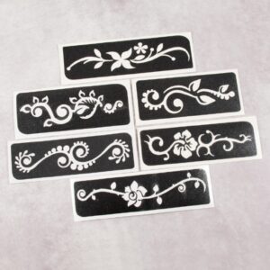 Grimas Temporary Tattoo Stencil Set Festival2