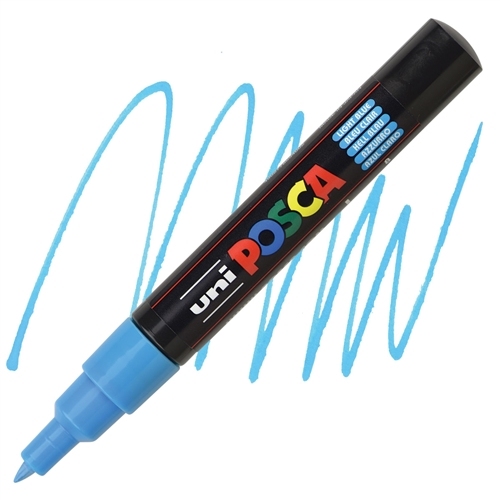 Posca 3m Licht Blauw