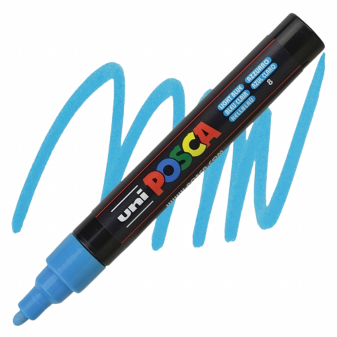 Posca 5m Licht Blauw