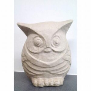 Papier Mache Uil 17 X 4 X 20cm
