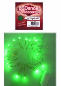 Ledverlichting Snoer Groen Incl Batt