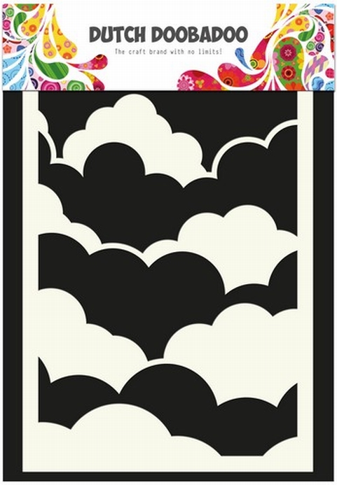 Dutch Doobadoo Mask Art Clouds