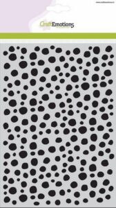 Craftemotions Mask Stencil Dots Irregularly
