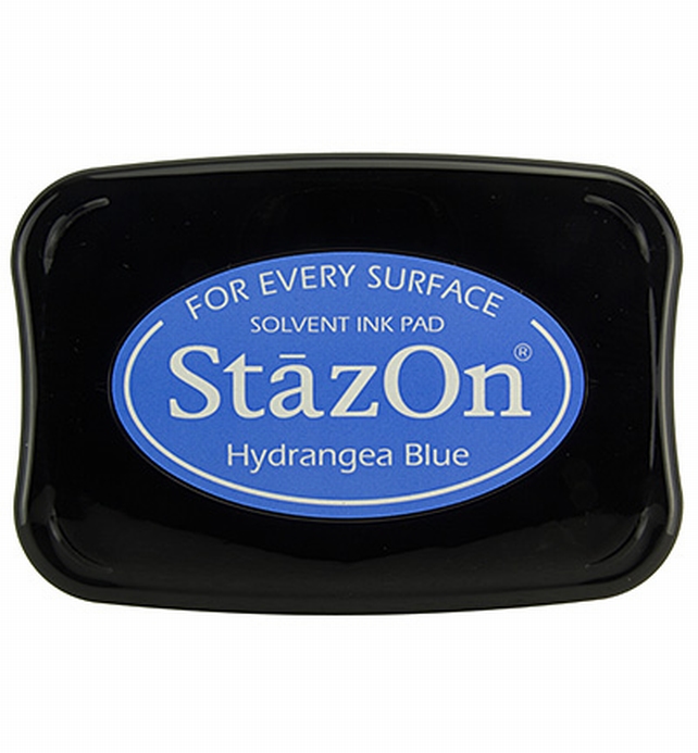 Stazon Ink Hydrangea Blue