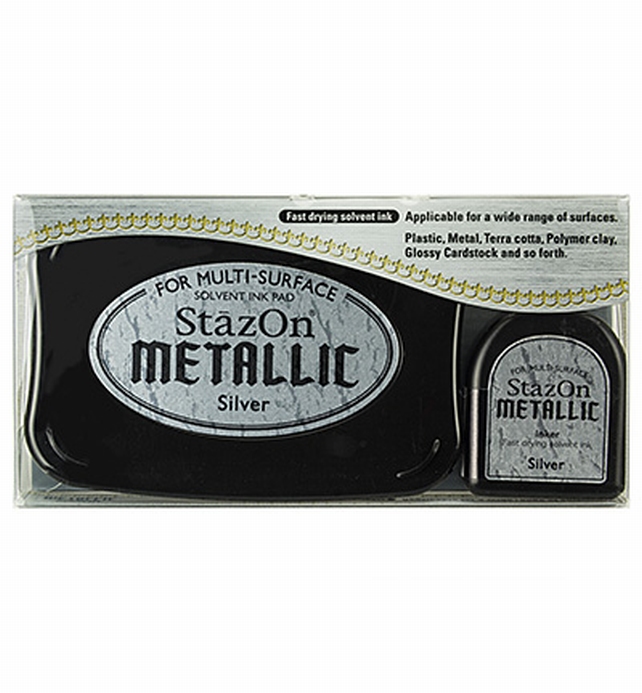 Stazon Ink Metallic Silver