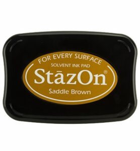 StaZon Ink Saddle Brown - Foamtastic Crafts