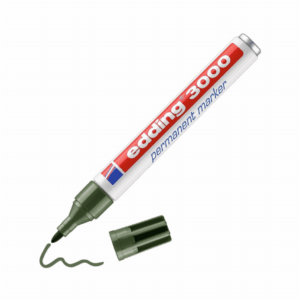 Edding 3000 Permanent Marker Olijfgroen