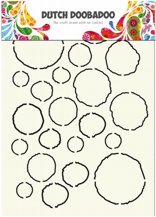 Dutch Doobadoo Stencil Art A4 Grunge