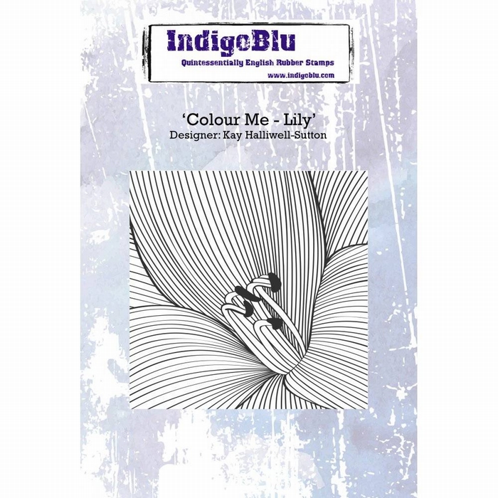 Indigoblu Stempel Colour Me Lily A6