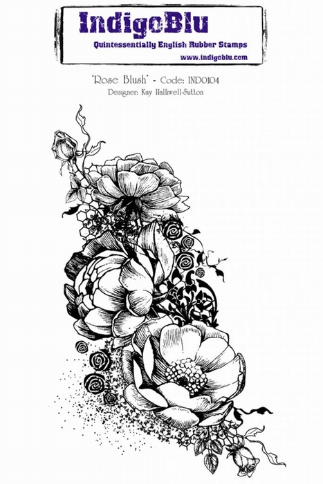Indigoblu Stempel Rose Blush