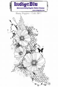 Indigoblu Stempel Blazing Poppies