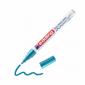 Edding 751 Lakmarker Glans Turquoise Blauw 1 2mm