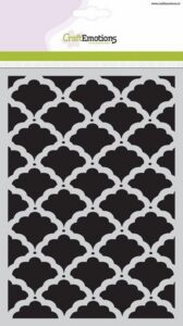 Craftemotions Mask Stencil Ornament Bloemblad