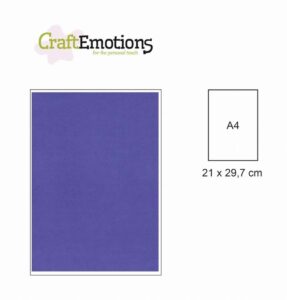 A4 Papier Donker Violet 10 Vel 90 Gr.