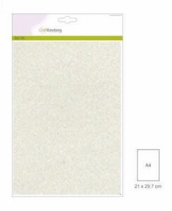Glitterpapier Champagne 29x21cm 120gr 5 Vel