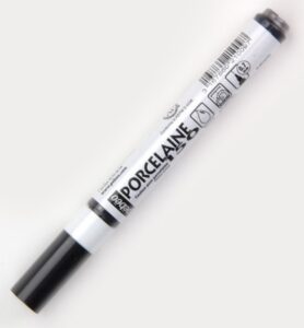 Pébéo Porcelaine 150 Fine Marker - Anthracite