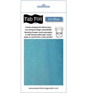 Wow Fabulous Foil Ice Blue 1mtr X 10cm
