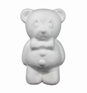 Beer Staand Met Strik 17 Cm