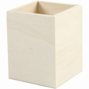 Pennenbakje, H: 9,5 Cm, Afm 7,5x7,5 Cm, Triplex