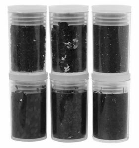 Glitter En Pailletten Set Zwart 6x5 Gr