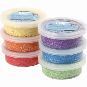 Foam Clay Metallic Frisse Kleur 6 X 14 Gram