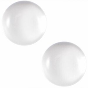 Basic Cabochon Rond Transparant 10 Stuks