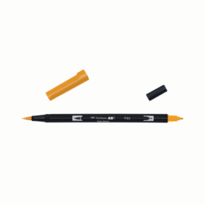Tombow Abt Dual Brush Pen Gold Ochre Nr 946