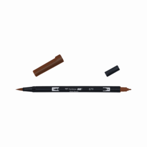 Tombow Abt Dual Brush Pen Brown Nr 879