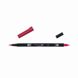 Tombow Abt Dual Brush Pen Crimson Nr 847
