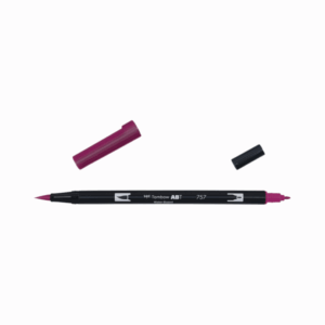 Tombow Abt Dual Brush Pen Port Red Nr 757