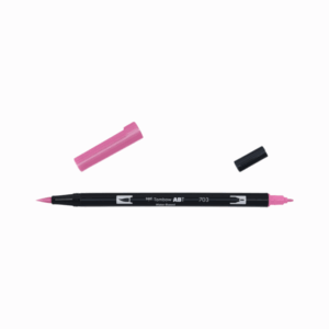 Tombow Abt Dual Brush Pen Pink Rose Nr 703