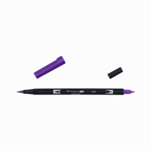 Tombow Abt Dual Brush Pen Violet Nr 606