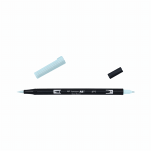 Tombow Abt Dual Brush Pen Glacier Blue Nr 491
